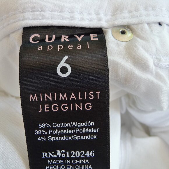 CURVE APPEAL MINIMALIST STRETCH JEGGINGS SIZE 6 - Picture 5 of 9